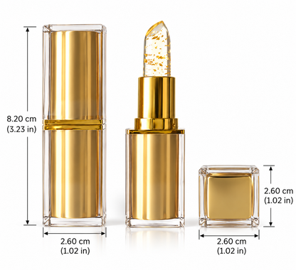 Crystal Color-Changing Lip Balm – Hydrating Jelly Lipstick with Natural Pink Glow